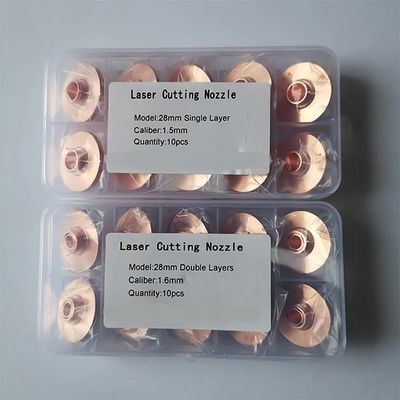 레이저 절단 노즐 절단 기계 액세서리 외부 지름 28mm 높이 15mm