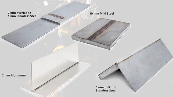 알루미늄 구리 SS CS MS 공기 냉각 시스템 1500W 휴대용 섬유 레이저 용접기
