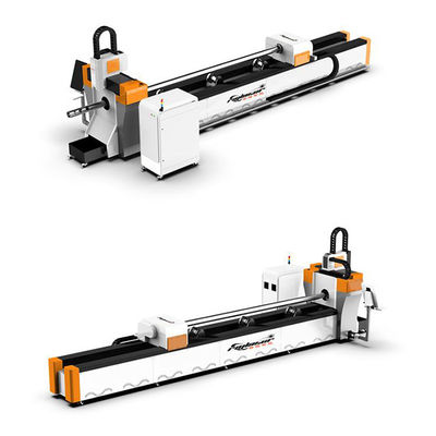 3 월 엑스포 3000w 6000w 8.5m 12m 소 파이프 및 튜브를 위한 섬유 레이저 절단 기계