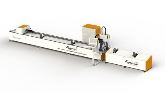 3 월 엑스포 8.5m 12m 소 파이프 및 파이프 3000w/6000w를 위한 섬유 레이저 절단 기계